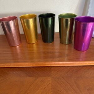 Vintage Bascal aluminum tumblers